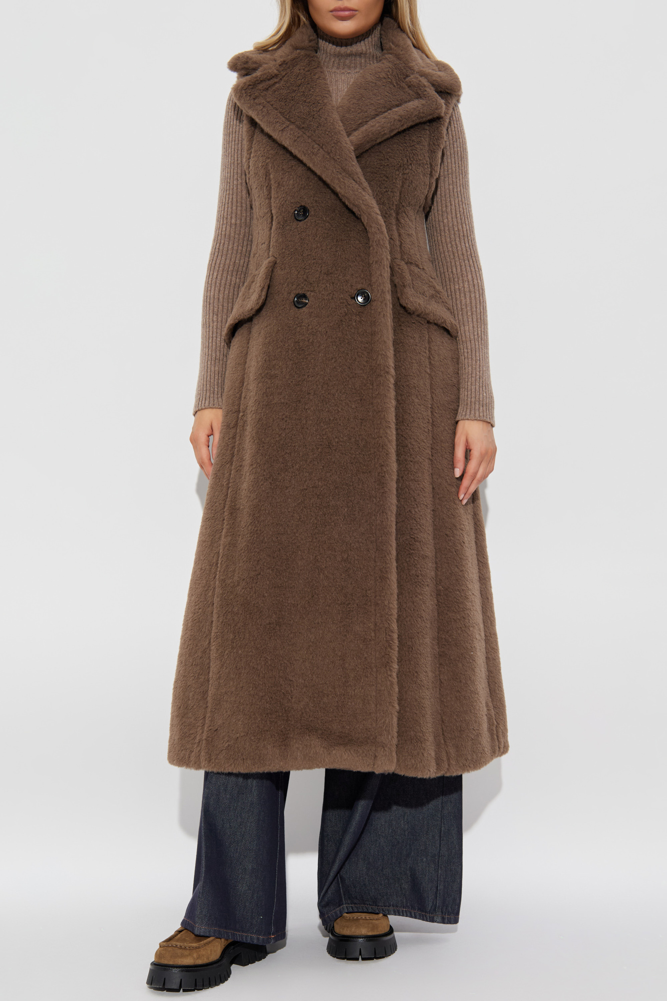 Paolo Fiorillo Max Mara Vincent Coat Max Mara Woman Sleeveless